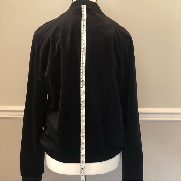 Velvet Baseball Jacket Vero Moda Size M - Picture 2 of 8